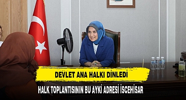 Devlet Ana Halkı Dinledi Halk Toplantısının Bu Ayki Adresi İscehisar