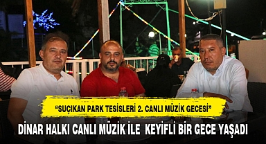 DİNAR'DA MÜZİK DOLU GECEDE BİR ARAYA GELDİLER