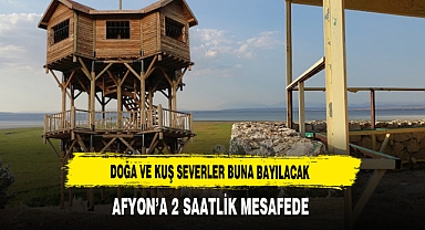 Doğa ve Kuş Severler Buna Bayılacak Afyon’a 2 Saatlik Mesafede