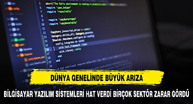 Dünya genelinde Microsoft bilgisayar yazılım sistemlerinde arıza