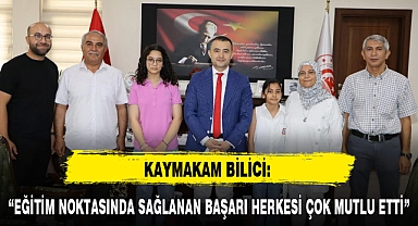 "EĞİTİM NOKTASINDA SAĞLANAN BAŞARI HERKESİ ÇOK MUTLU ETTİ"