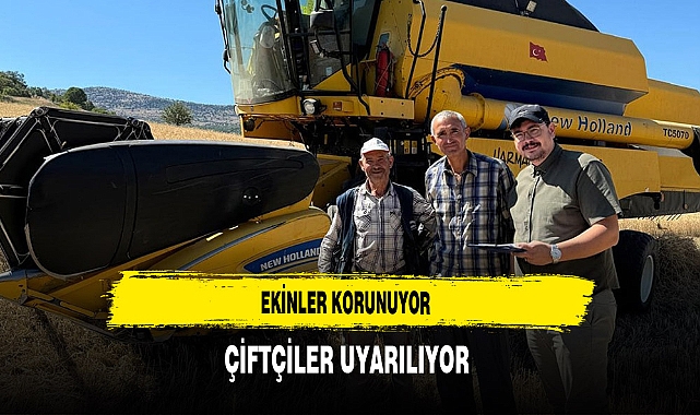 Ekinler Korunuyor Çiftçiler Uyarılıyor