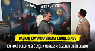 Emirdağ Belediye Başkanı Koyuncu sinema severlerle etkinlikte buluştu