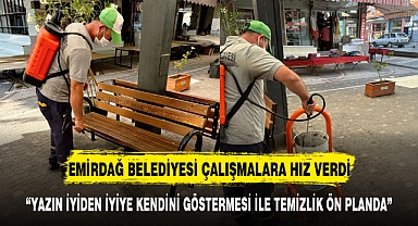 Emirdağ Belediyesi Temizlik İşleri Müdürlüğü’nden İlaçlama Çalışması
