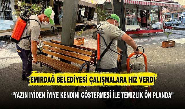 Emirdağ Belediyesi Temizlik İşleri Müdürlüğü’nden İlaçlama Çalışması