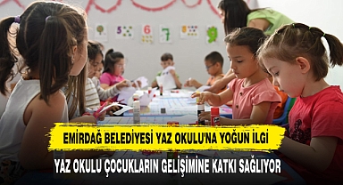 Emirdağ Belediyesi Yaz Okulu'na Yoğun İlgi