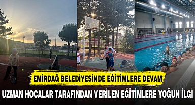 Emirdağ Belediyesi Yaz Spor Okulları’nda Eğitimler Devam Ediyor