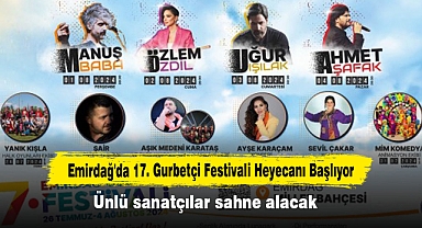 Emirdağ'da 17. Gurbetçi Festivali Heyecanı Başlıyor