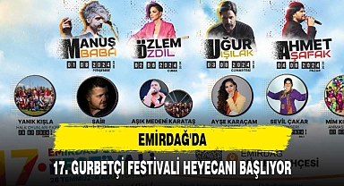 EMİRDAĞ'DA 17. GURBETÇİ FESTİVALİ HEYECANI BAŞLIYOR