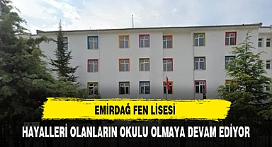 Emirdağ İlçesinin Tek Fen Lisesi Başarılarına Devam Ediyor