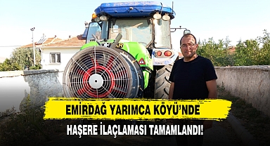 Emirdağ Yarımca Köyü’nde Haşere İlaçlaması Tamamlandı!