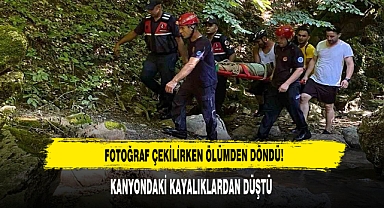 FOTOĞRAF ÇEKİLİRKEN ÖLÜMDEN DÖNDÜ!