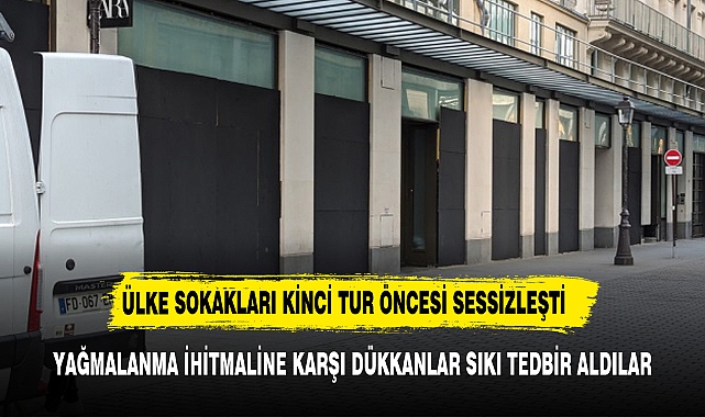 Fransa'da halk genel seçimin 2. turu için sandık başında! Başkentte yağmalama önlemleri alındı