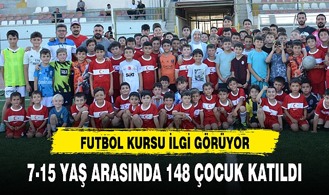 FUTBOL KURSU İLGİ GÖRÜYOR