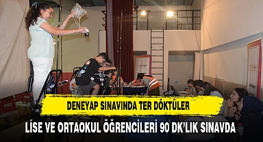 GELECEĞİN YILDIZLARI DENE YAP SINAVINA GİRDİ