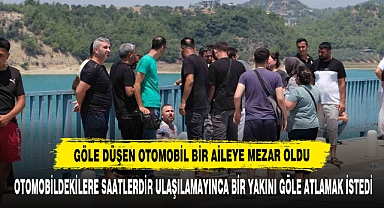 Göle Düşen Otomobil Bir Aileye Mezar Oldu