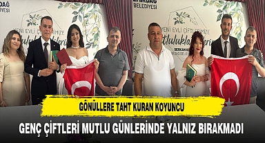 Gönüllere Taht Kuran Koyuncu Genç Çiftleri Mutlu Günlerinde Yalnız Bırakmadı