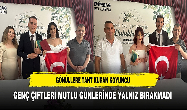 Gönüllere Taht Kuran Koyuncu Genç Çiftleri Mutlu Günlerinde Yalnız Bırakmadı
