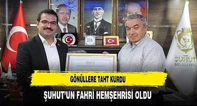 Gönüllere Taht Kurdu Şuhut’un Fahri Hemşehrisi Odu
