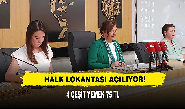 Halk Lokantası Açılıyor!