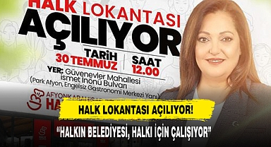 HALK LOKANTASI AÇILIYOR!