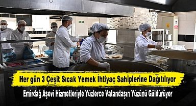 Her gün 3 Çeşit Sıcak Yemek İhtiyaç Sahiplerine Dağıtılıyor!