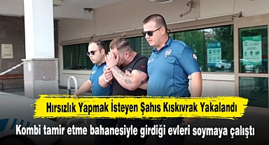 Hırsızlık Yapmak İsteyen Şahıs Kıskıvrak Yakalandı