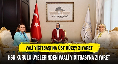 HSK Üyelerinden  Vali Yiğitbaşı’na Ziyaret