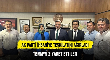 İHSANİYE TEŞKİLATINDAN ÖZKAYA'YA ZİYARET