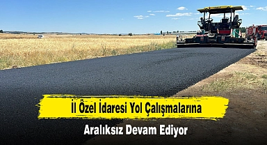 İl Özel İdaresi Yol Çalışmalarına Aralıksız Devam Ediyor