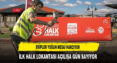 İlk Halk Lokantası Açılışa Gün Sayıyor Ekipler Yoğun Mesai Harcıyor