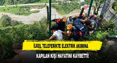 İlkel Teleferikte Elektrik Akımına Kapılan Kişi Hayatını Kaybetti