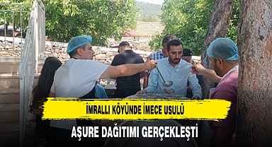 İmrallı Köyünde İmece Usulü Aşure Dağıtımı Gerçekleşti