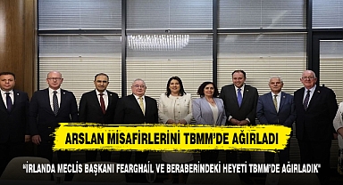 İRLANDA MECLİS BAŞKANI FEARGHAÍL VE BERABERİNDEKİ HEYETİ TBMM’DE AĞIRLADIK
