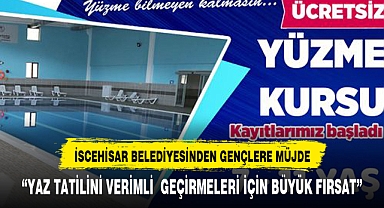 İscehisar Belediyesi'nden Yüzme Kursu Müjdesi!