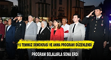 İSCEHİSAR'DA 15 TEMMUZ DEMOKRASİ VE MİLLİ BİRLİK GÜNÜ ANMA PROGRAMI DÜZENLENDI