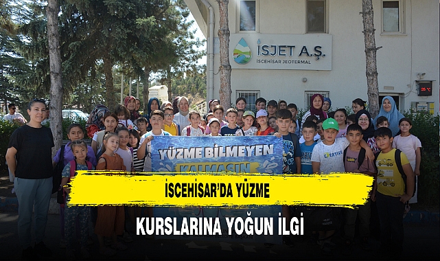 İscehisar’da Yüzme Kurslarına Yoğun İlgi