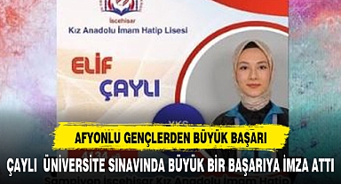 İscehisarlı Elif’ten 2024 YKS'de Büyük Başarı
