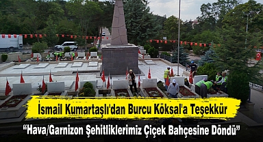 İsmail Kumartaşlı'dan Burcu Köksal'a Teşekkür