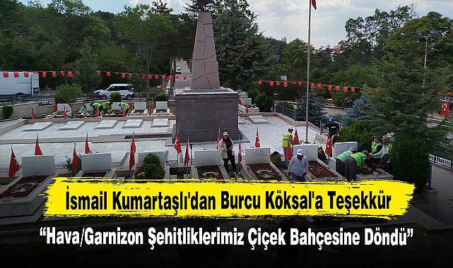 İsmail Kumartaşlı'dan Burcu Köksal'a Teşekkür