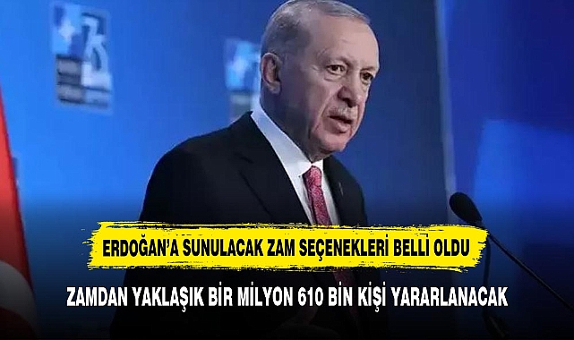 İŞTE ERDOĞAN'IN MASASINDAKİ ZAM SEÇENEKLERİ