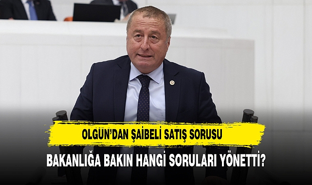 İYİ Partili Olgun'dan Şaibeli Satış Sorusu