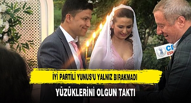 İYİ Partili Yunus'un Yüzüklerini Olgun Taktı
