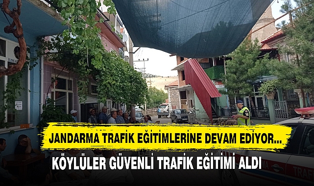 Jandarma Afyon’da Trafik Eğitimlerine Devam Ediyor…