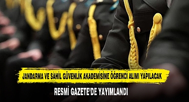 Jandarma Ve Sahil Güvenlik Akademisine Öğrenci Alımı Yapılacak