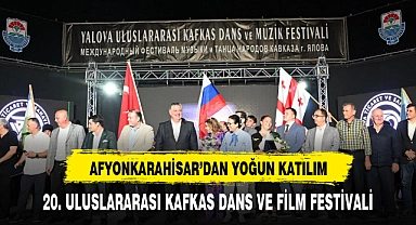 KAFKAS DANSLARI GECESİNE AFYON'DAN YOĞUN KATILIM