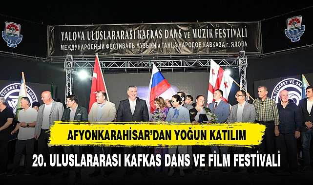 KAFKAS DANSLARI GECESİNE AFYON'DAN YOĞUN KATILIM