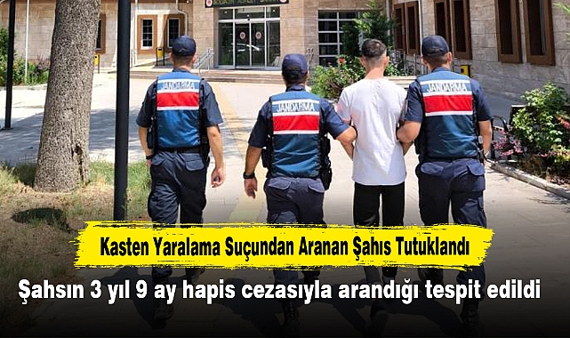 Kasten Yaralama Suçundan Aranan Şahıs Tutuklandı