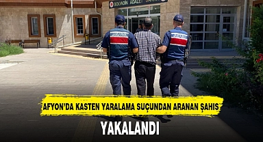 KASTEN YARALAMA SUÇUNDAN ARANAN ŞAHIS YAKALANDI