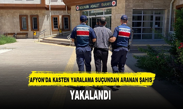 KASTEN YARALAMA SUÇUNDAN ARANAN ŞAHIS YAKALANDI